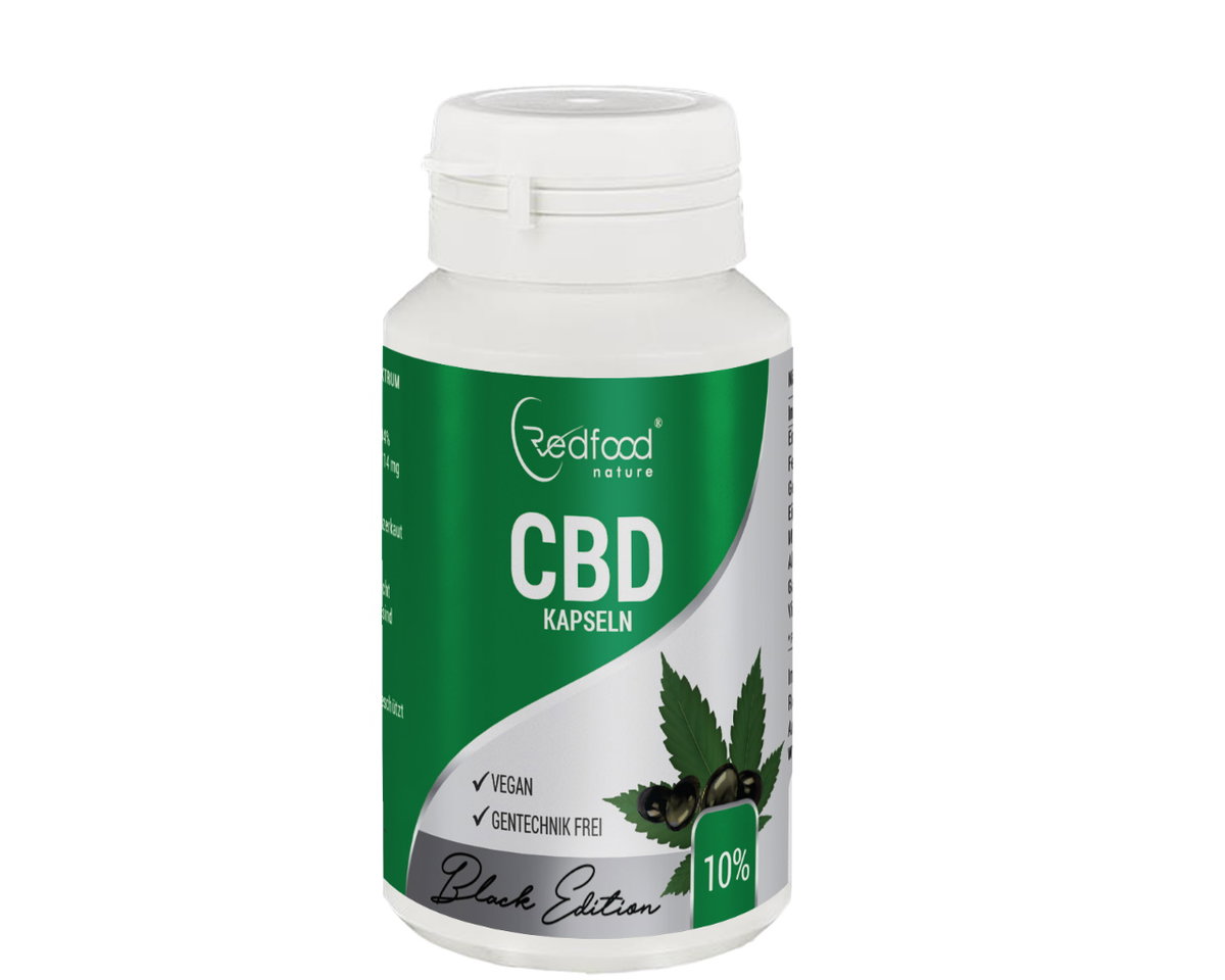 CBD gibt es auch als Kapseln. Die verschiedenen Darreichungsformen kannst du bei Redfood kaufen.