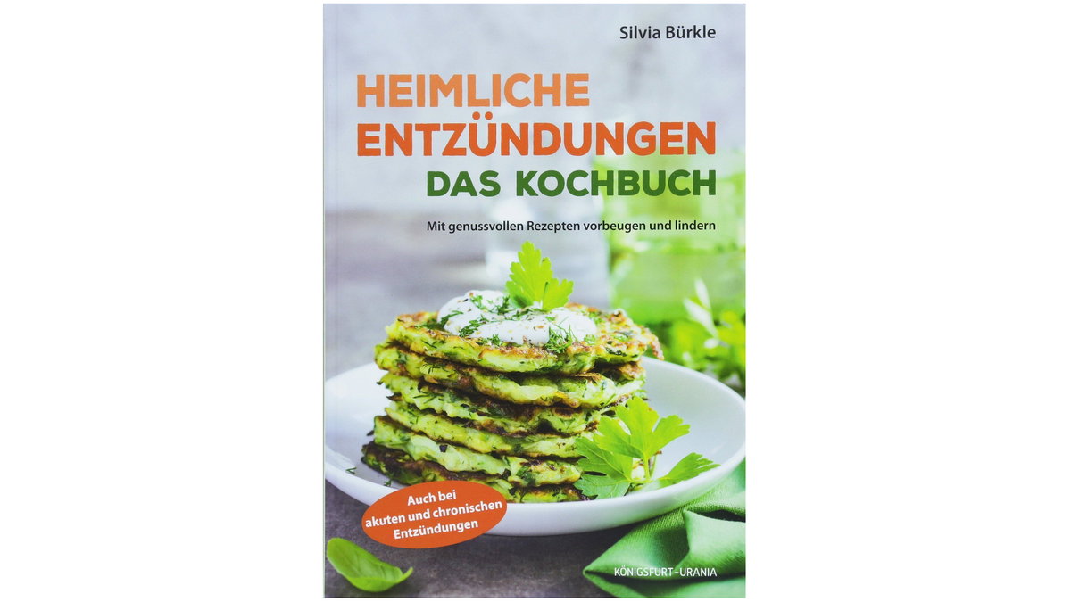 In " Heimliche Entzündungen – Das Kochbuch " von Silvia Bürkle finden Sie genussvolle Rezepte, die Ihnen dabei helfen, stille Entzündungen zu lindern und ihnen vorzubeugen.
