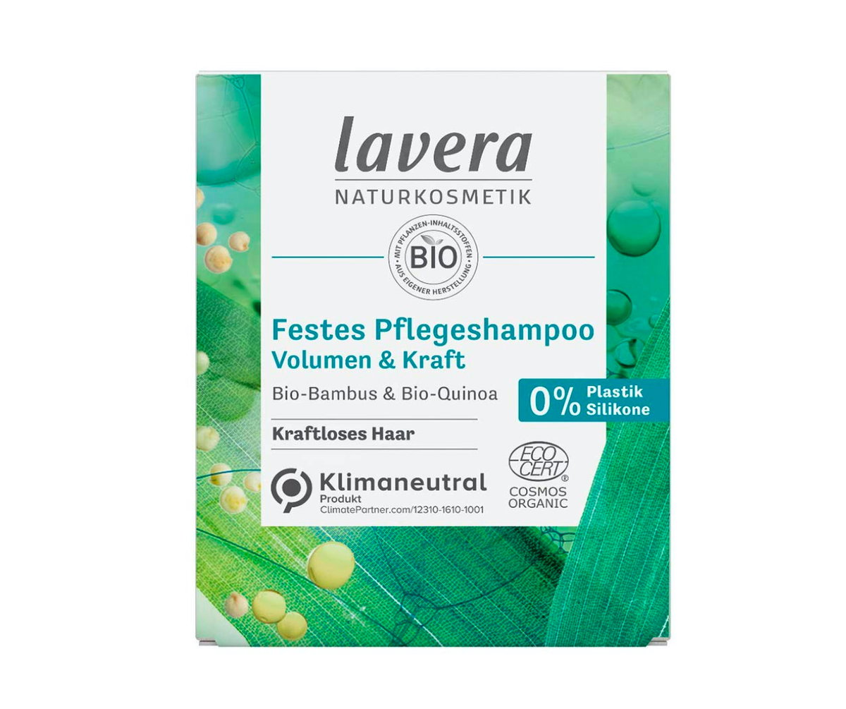 Das feste Pflegeshampoo von Lavera verleiht den Haaren Volumen sowie Kraft und kommt dabei ganz ohne Plastik und Silikone aus. Übrigens: Die festen Shampoos sind je nach Haarlänge und Anwendungsangewohnheit dreimal ergiebiger als flüssiges Shampoo. Eine prima Idee fürs Osternest!
