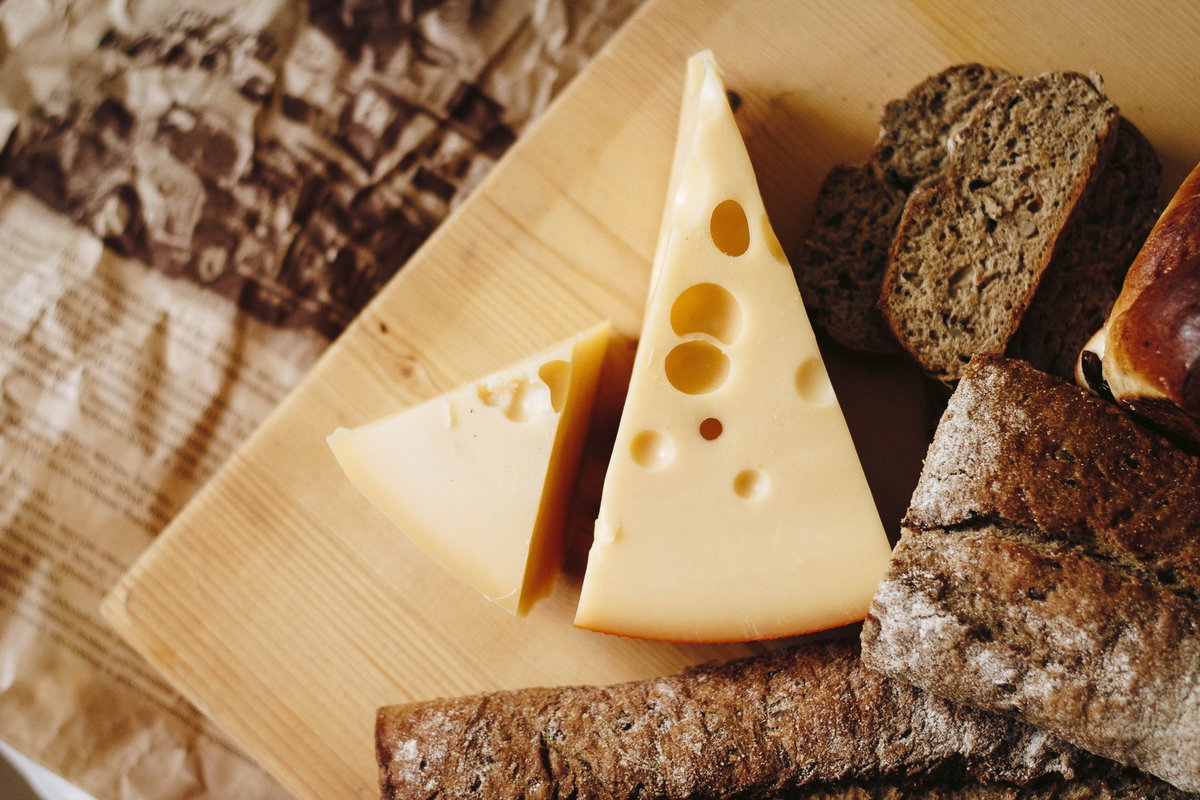 Käse und Brot
