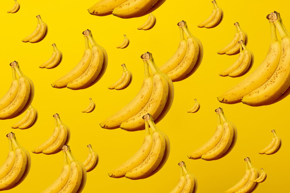 Viele Bananen