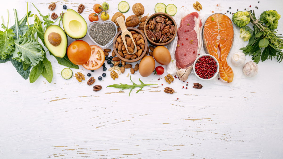 Fettreiche Lebensmittel der ketogenen Diät