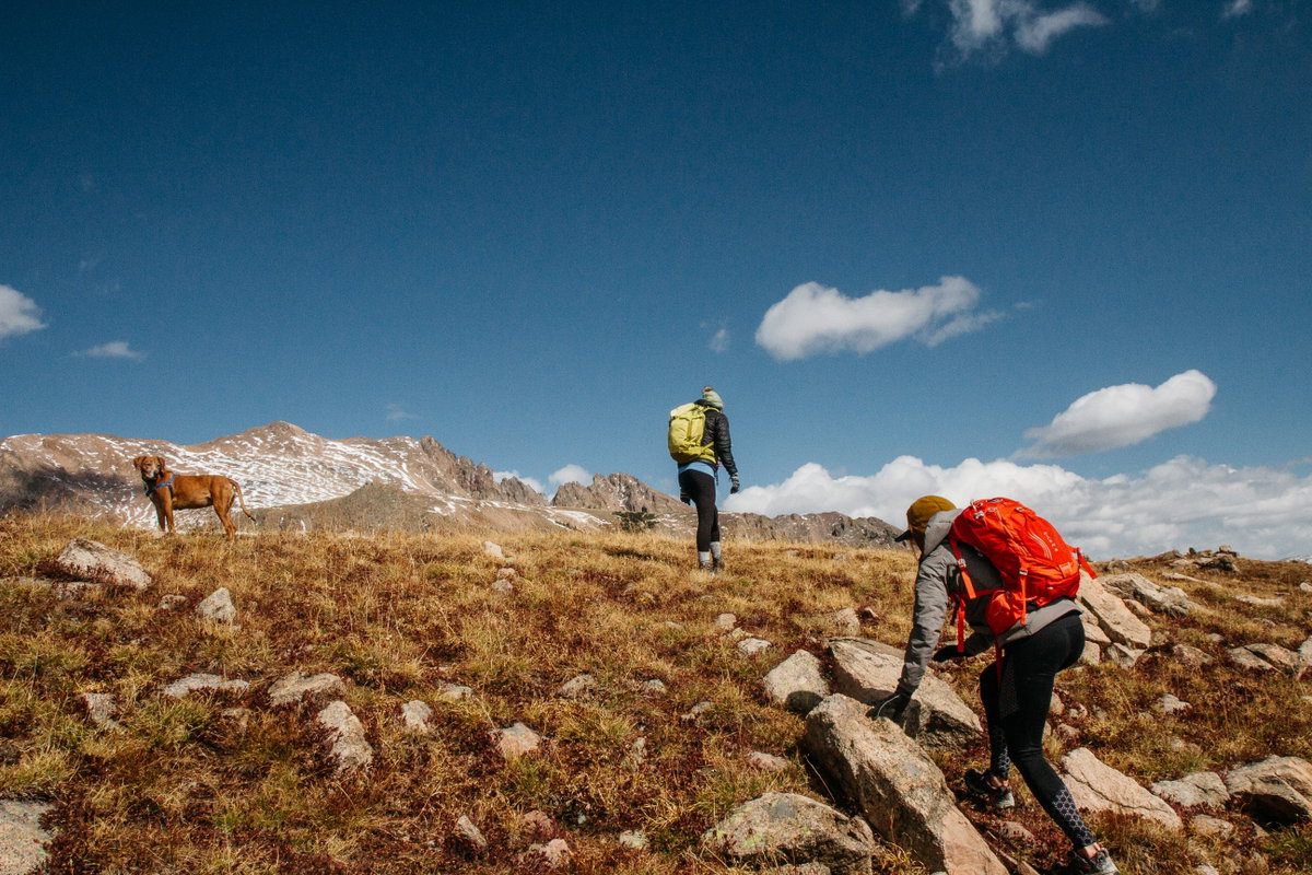 Menschen wandern