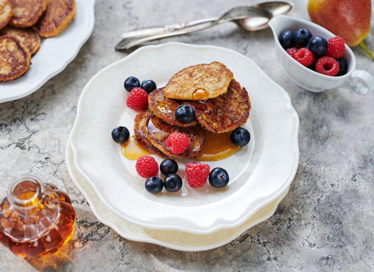 Birnenhaferflockenpancakes