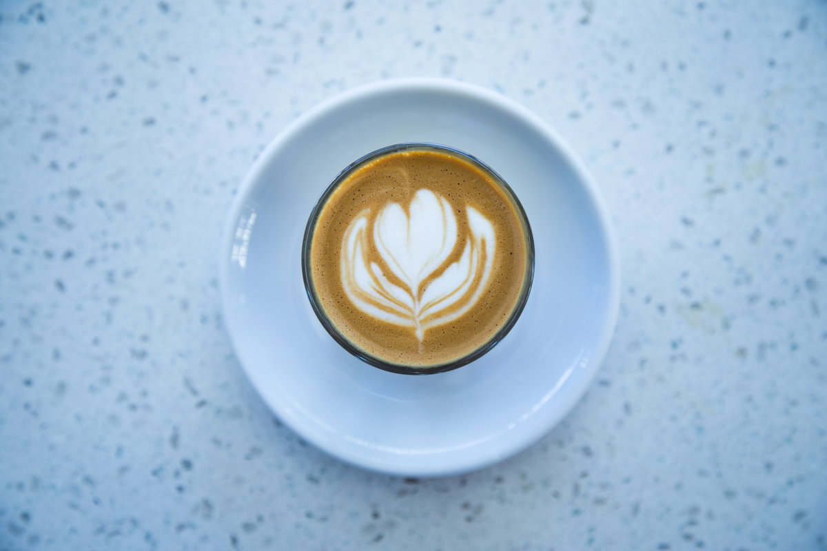 Kaffeetasse mit Milchschaum