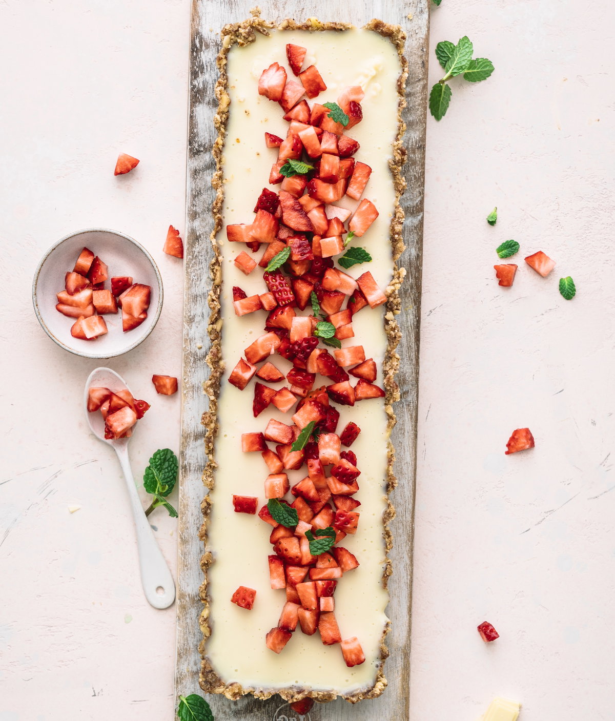 Erdbeer Kokosmilch Tarte