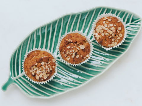 Probieren Sie unsere gesunden Haferflocken-Muffins ohne Mehl aus