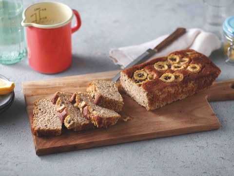 Bananenbrot mit Mandeln und Honig – ohne Mehl