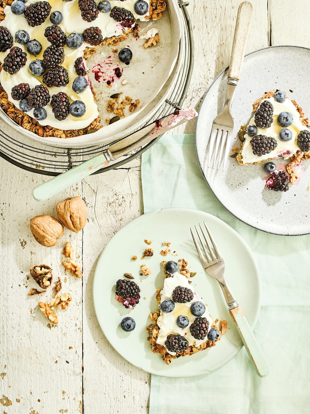Pizza ohne Mehl mit Granola