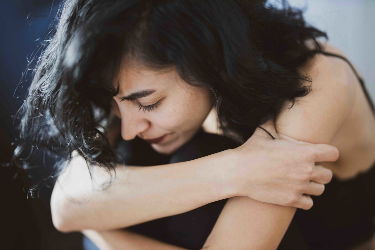 Menschen, die unter Schizophrenie leider, sich sich oft in sich zurück.