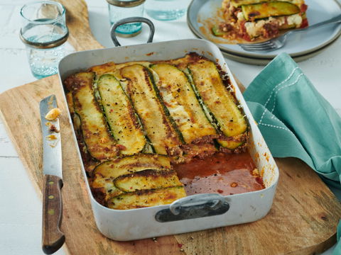 Abnehm-Rezept für leckere Zucchini-Lasagne