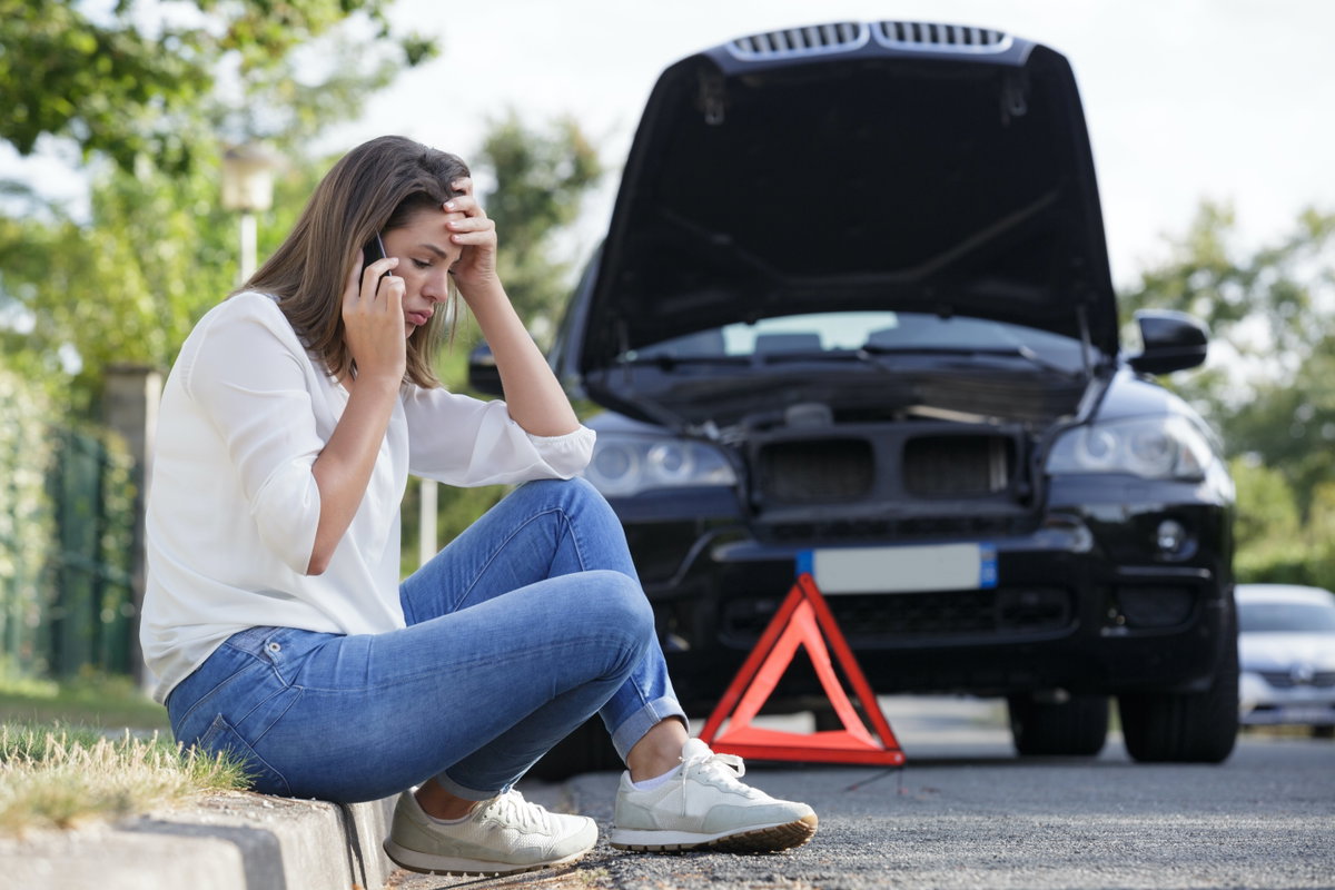 Frau hatte Verkehrsunfall