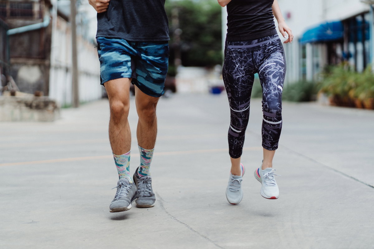 Joggendes Paar