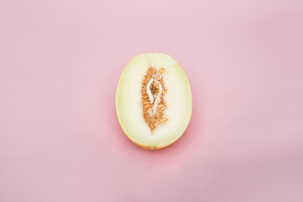 Melone als Vagina