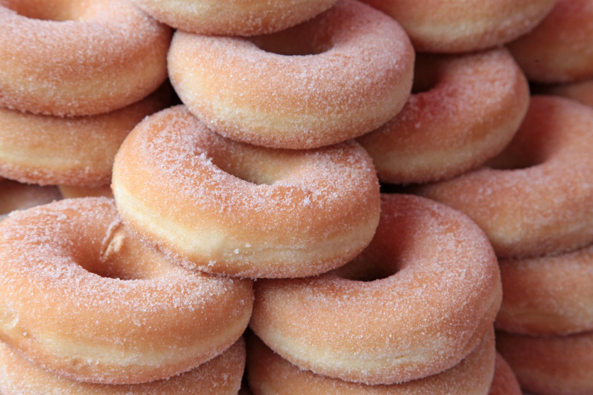 Donuts mit Zucker