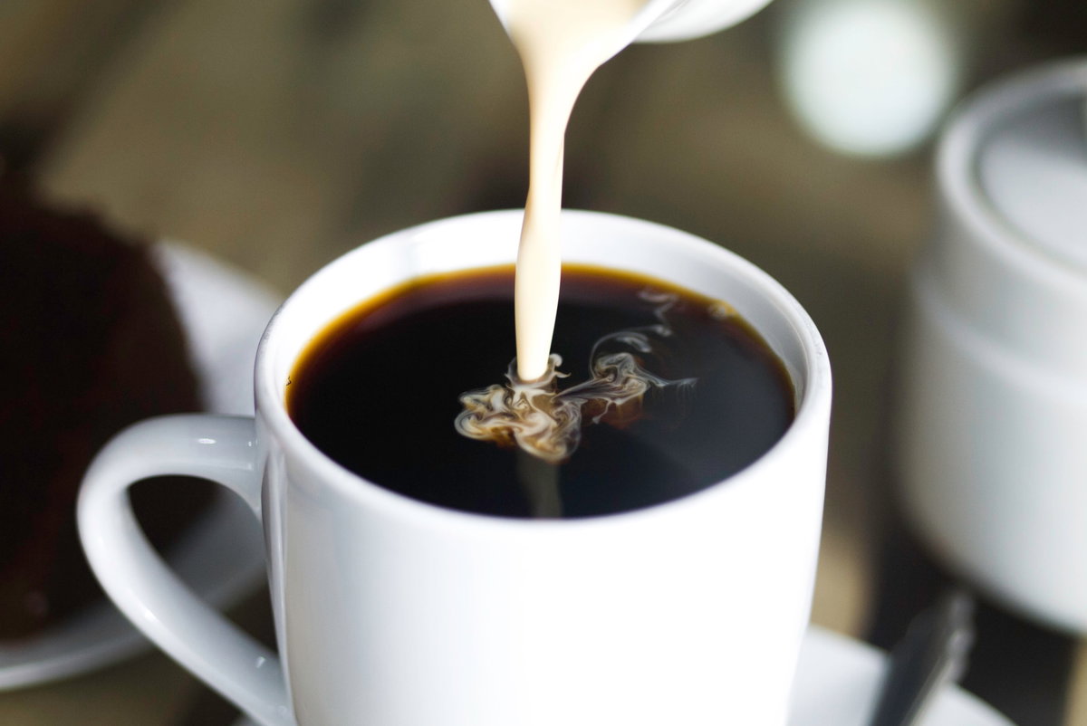 Kaffee mit Milch