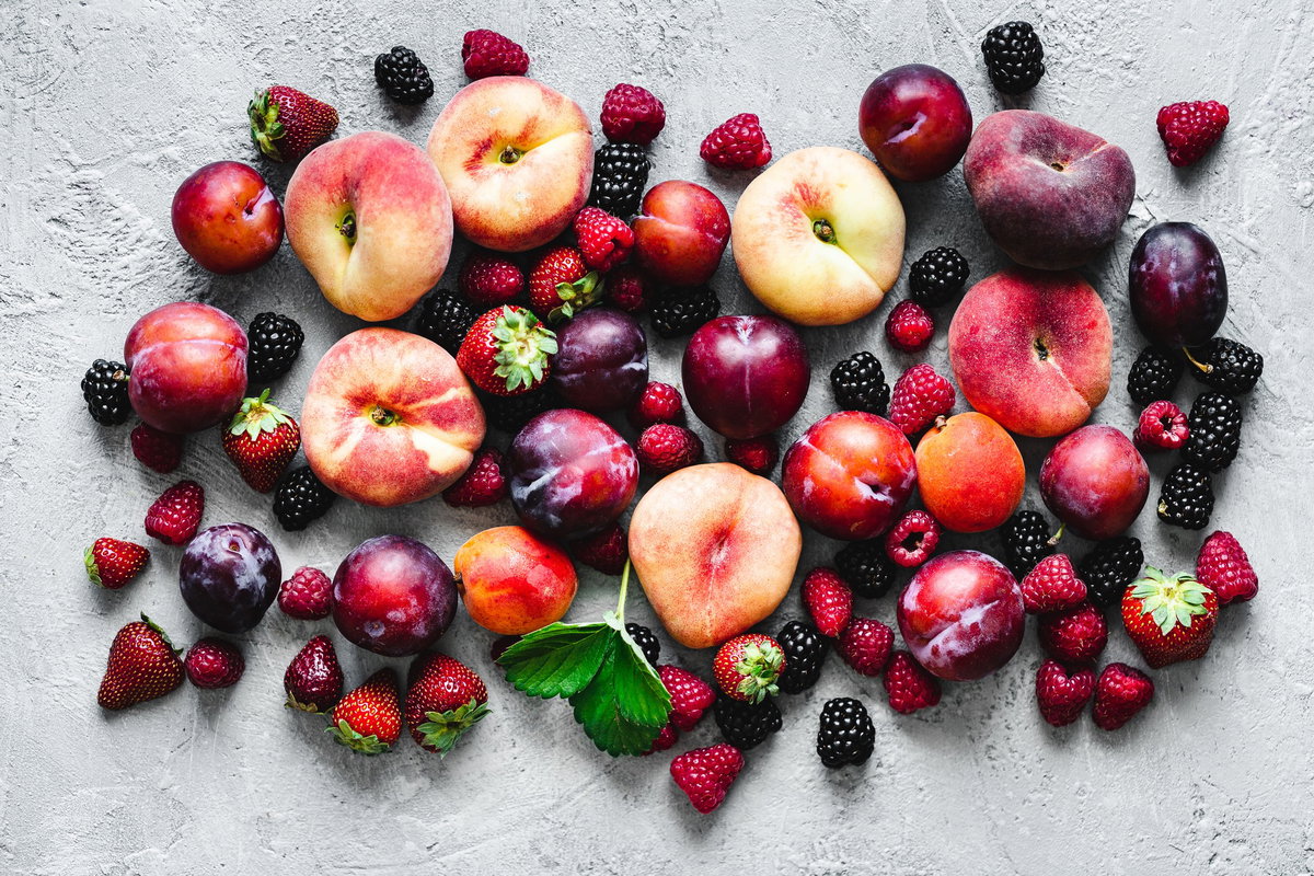 Rotes Obst
