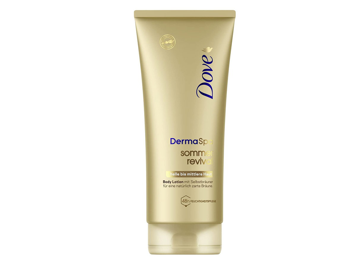 Bodylotion mit Selbstbräuner von Dove.