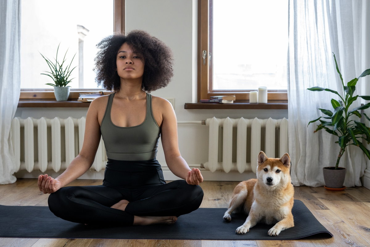 Yoga mit Hund