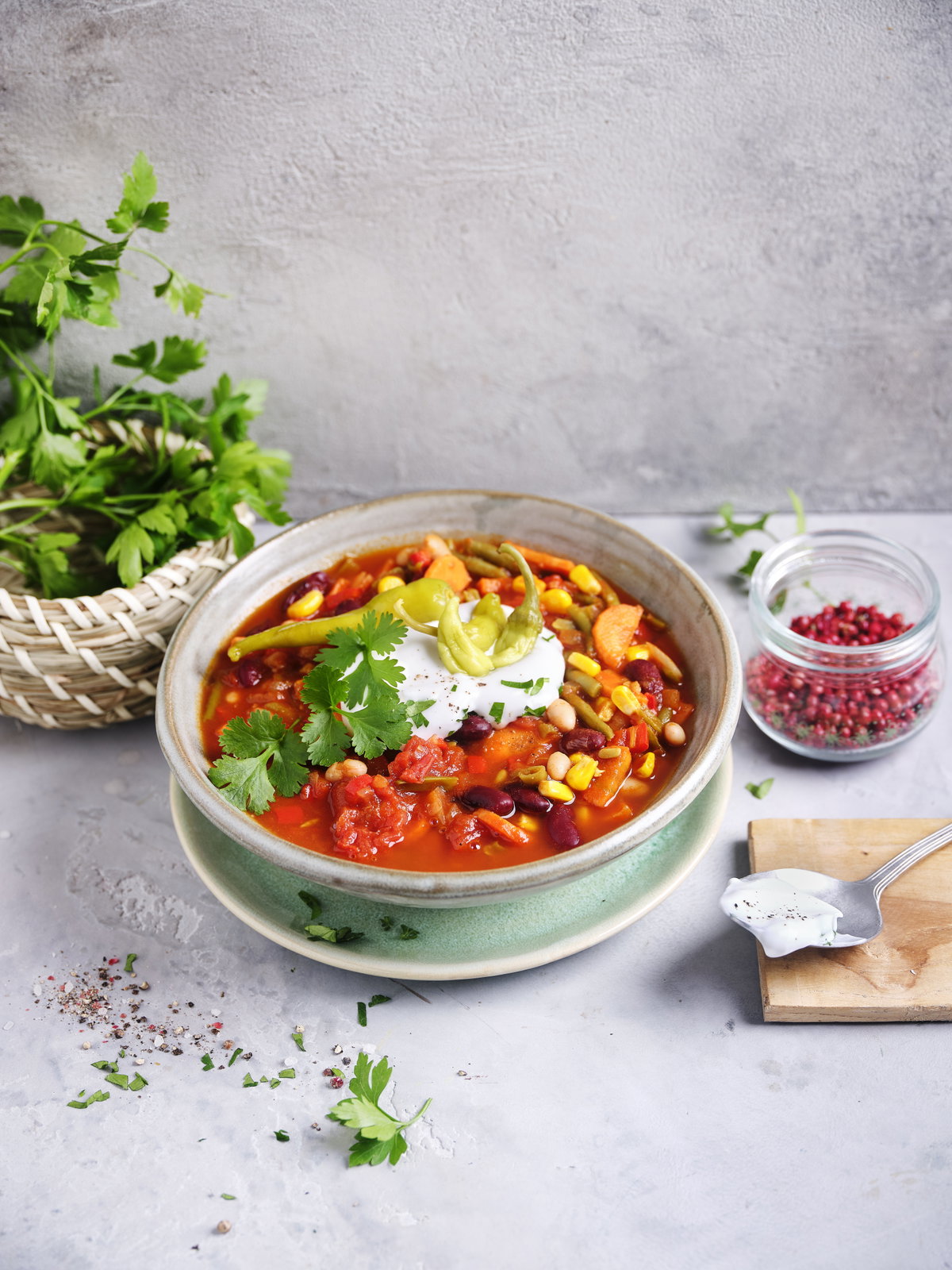 Veganes Chili sin Carne