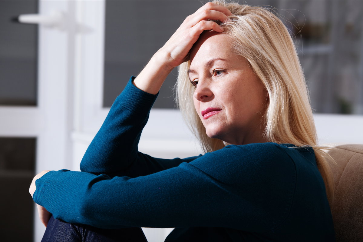 Frau Depressionen