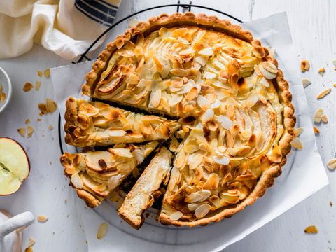 Schnelle Backrezepte: Apfelkuchen mit Amaretto