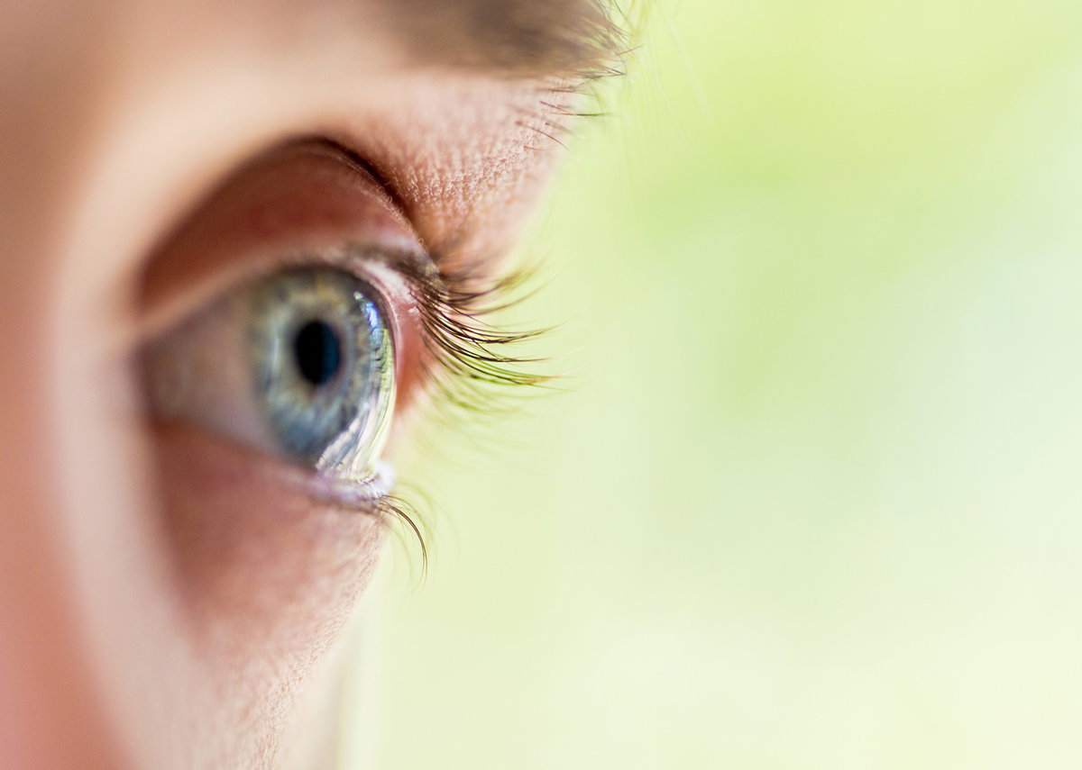 Nahaufnahmen menschliches Auge
