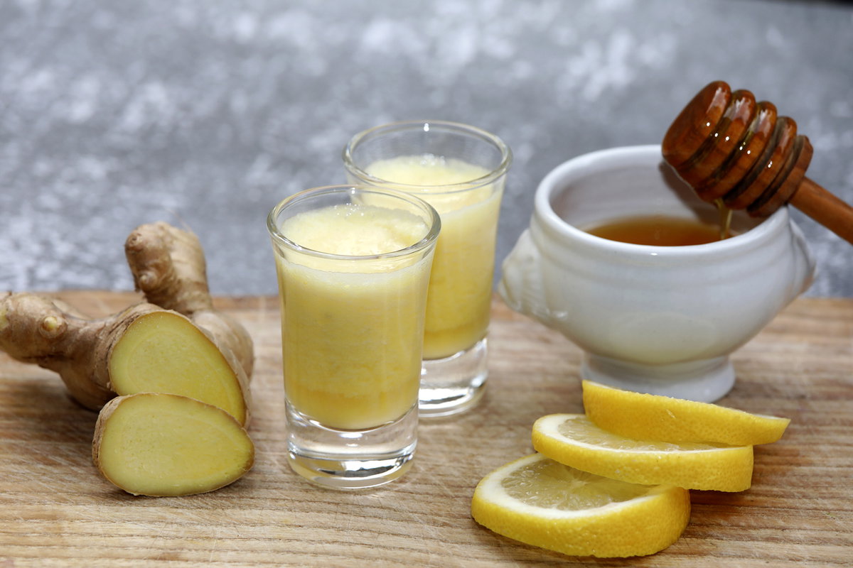 Zitronen-Ingwer-Shot