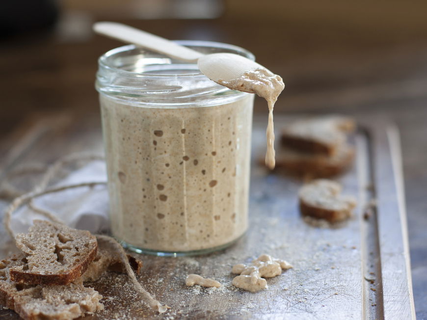 Sauerteig-Anstellgut zum Backen