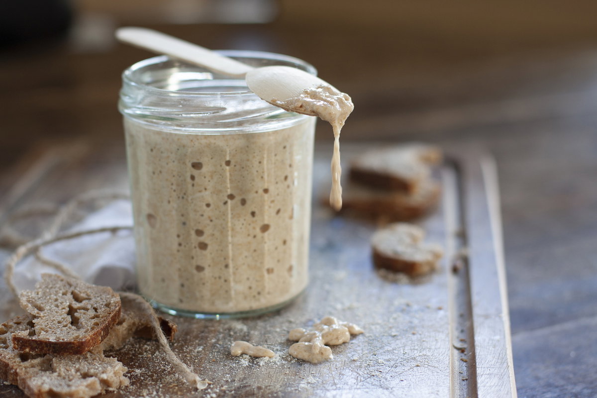 Sauerteig-Anstellgut zum Backen
