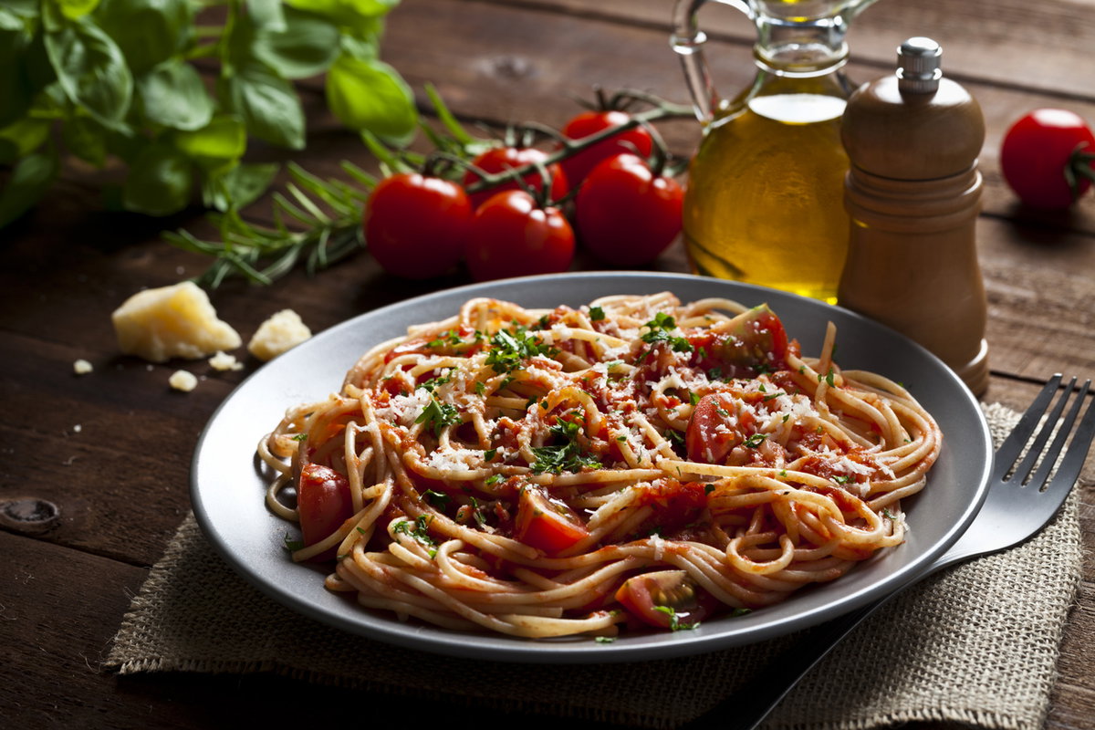 Tomatensoße mit Pasta