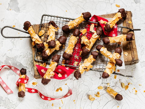 Glutenfrei backen: Fruchtige Marzipanstangen versüßen uns Weihnachten