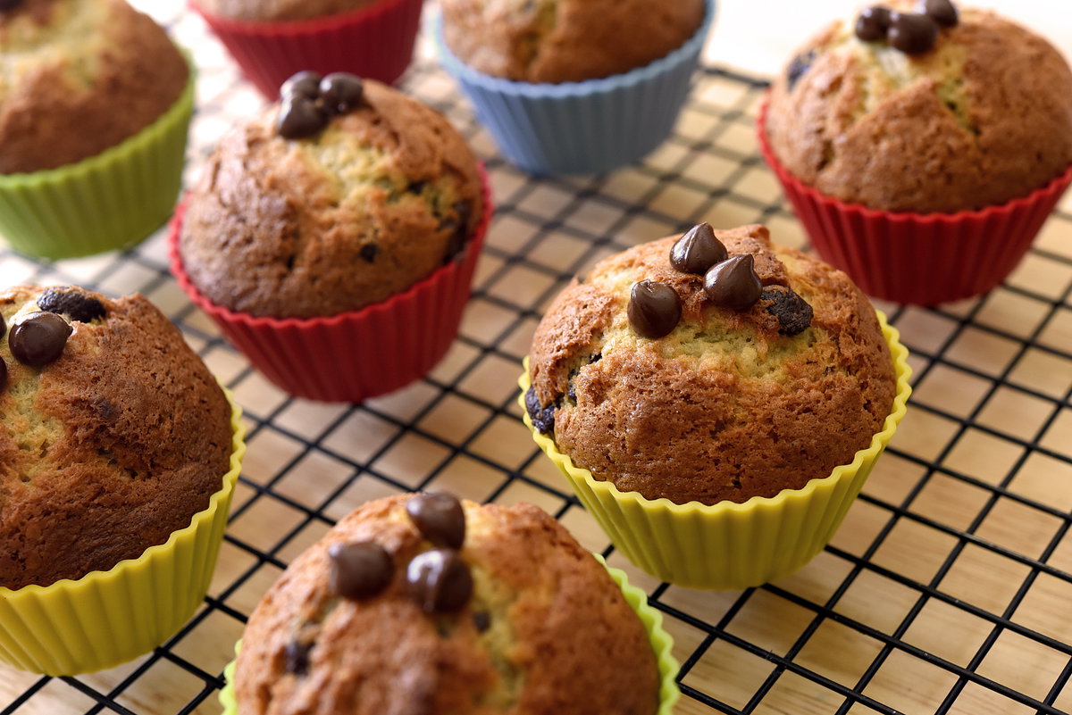Muffins in Siliko-Förmchen