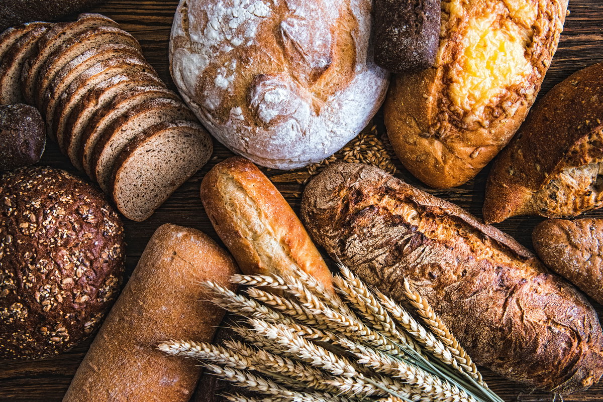 Verschiedene Brotsorten