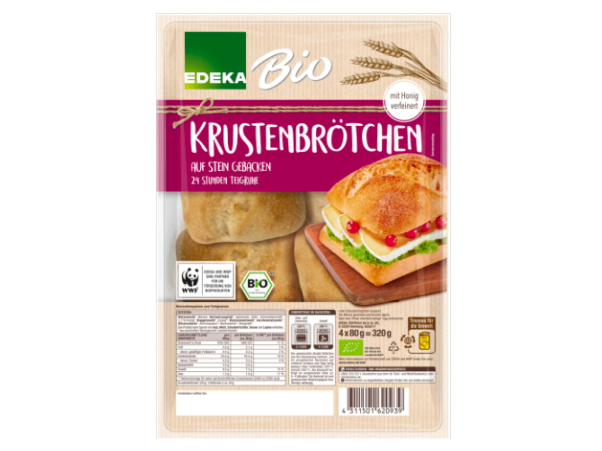 Aufbackbrötchen Öko-TEst