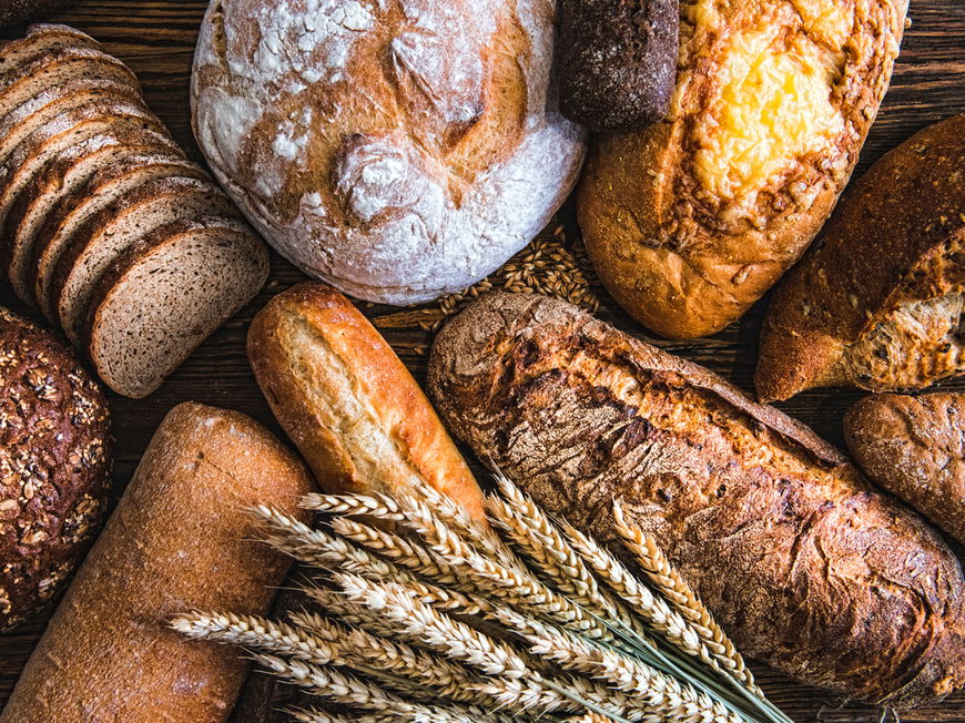 Verschiedene Brotsorten