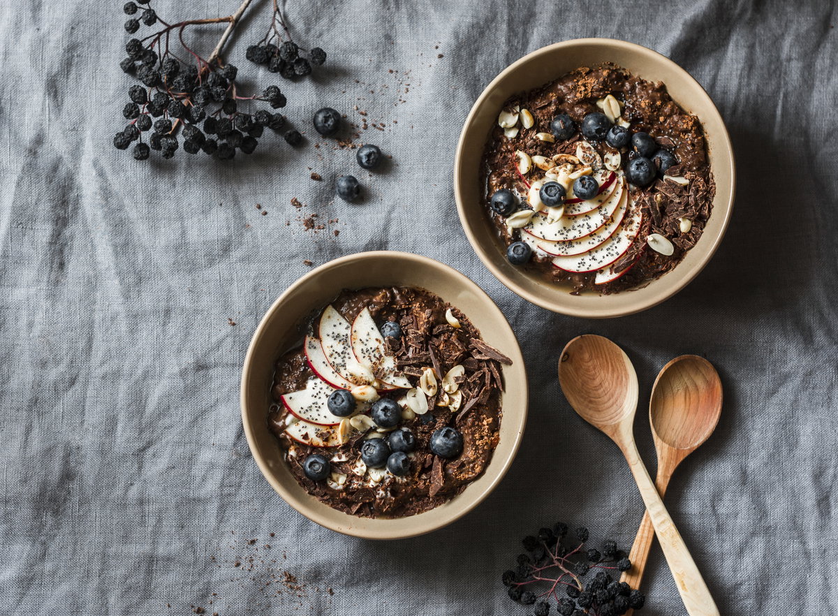 Porridge mit Kakao