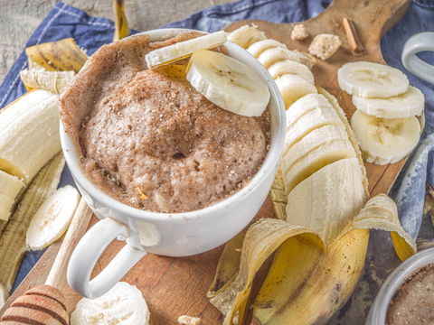 Blitz-Rezept mit Haferflocken: Dieses Bananenbrot aus der Tasse zaubern Sie in nur 5 Minuten