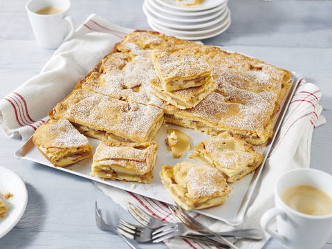 Herbst-Rezept: Dieser köstliche Apfelkuchen vom Blech gelingt im Handumdrehen
