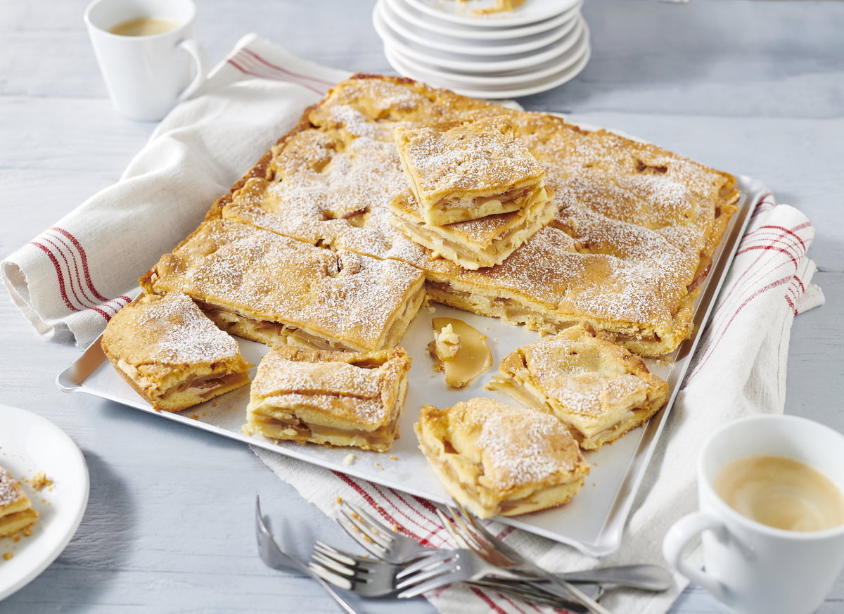 Fixer Apfelkuchen vom Blech