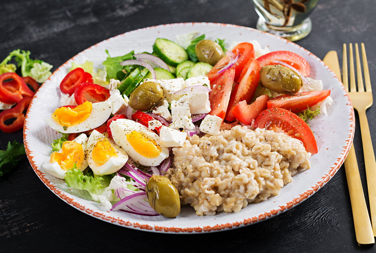 Herzhaftes Porridge