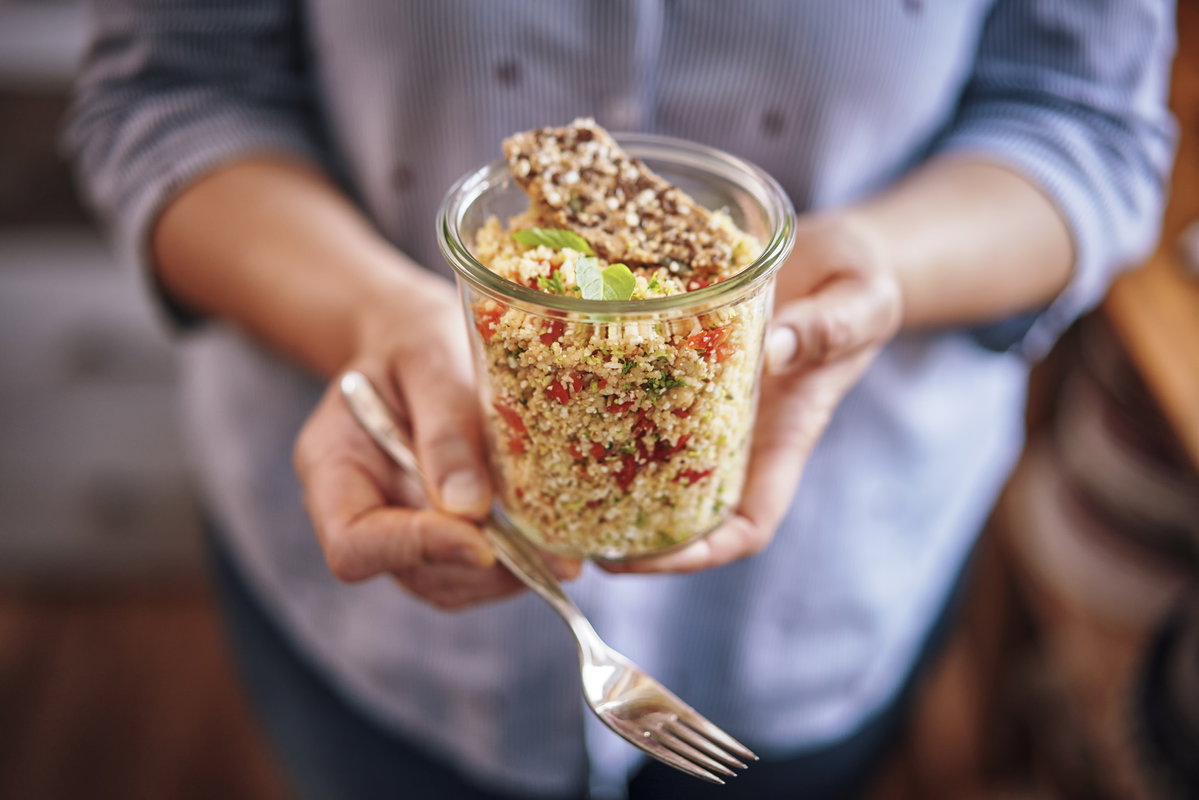 Quinoa im Glas