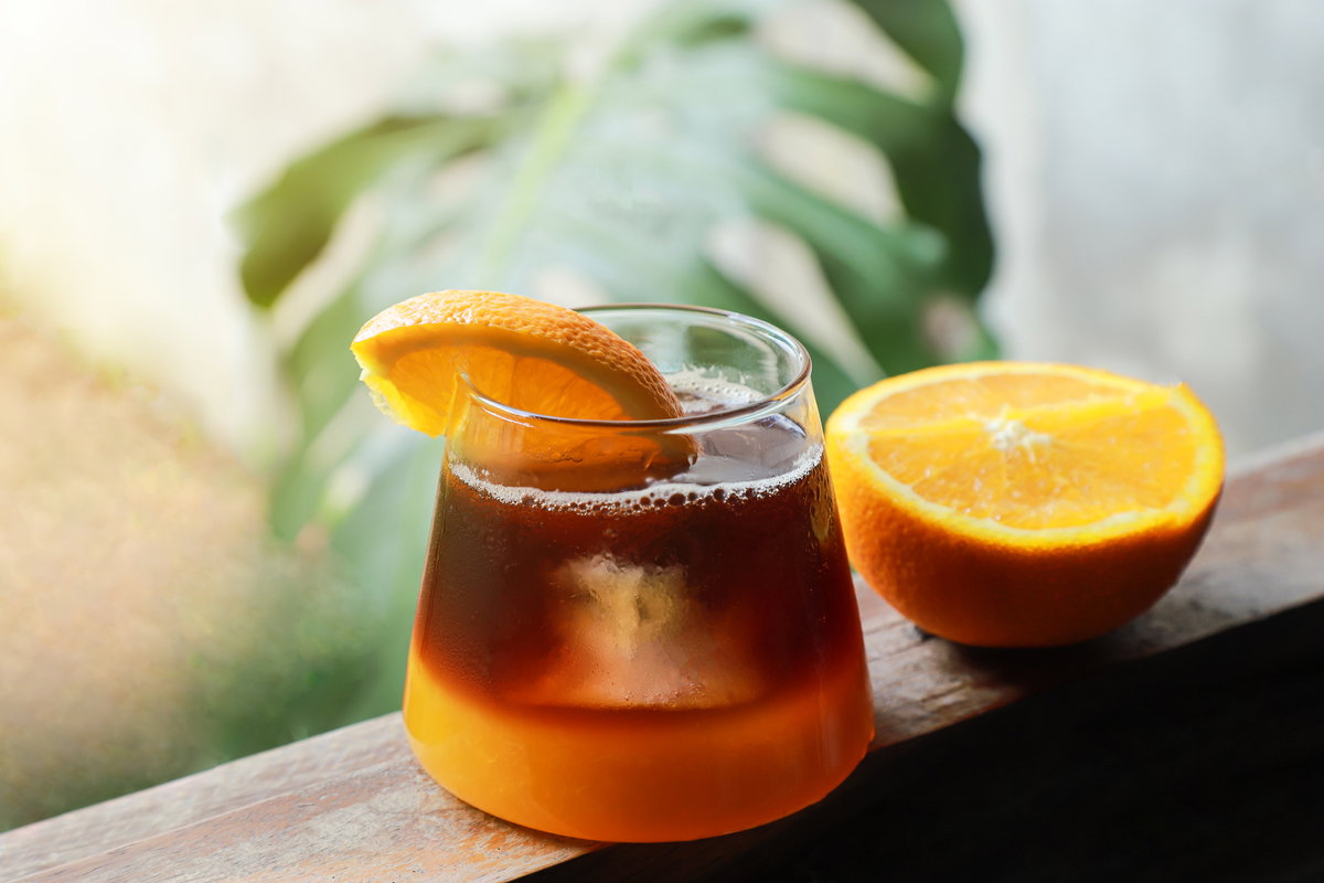 Espresso mit Orange