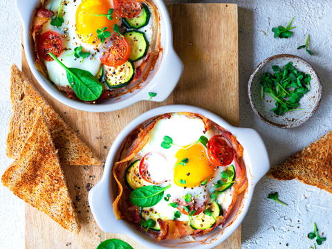 Protein-Boost am Abend: Warum Ofen-Eier mit Schinken das perfekte Low-Carb-Frühstück sind