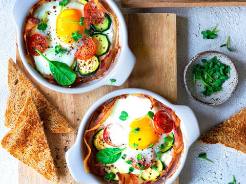 Protein-Boost am Abend: Warum Ofen-Eier mit Schinken das perfekte Low-Carb-Frühstück sind