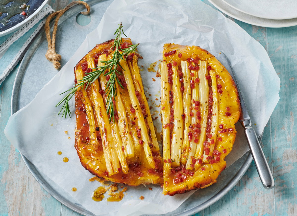 Spargel Tarte mit Rosmarin