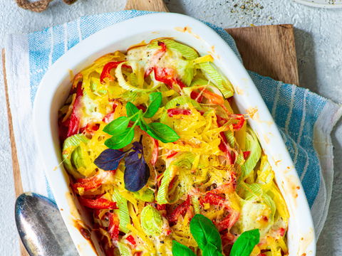 Das perfekte Familienessen: Dieser knusprige Rösti-Auflauf mit Lauch gelingt in Rekordzeit