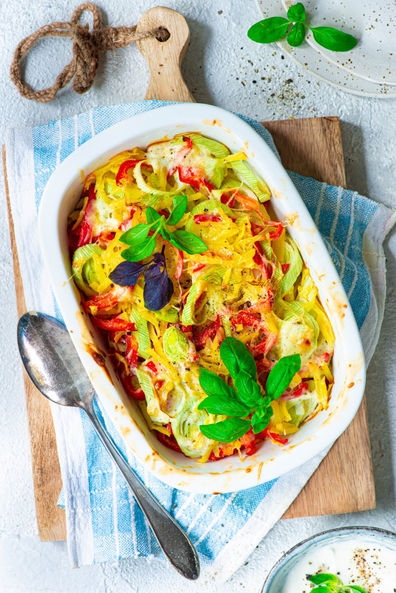 Rösti-Auflauf mit Lauch