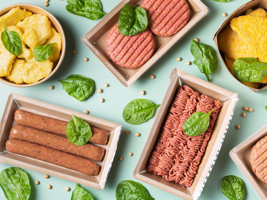vegane Ersatzprodukte auf dem Vormarsch