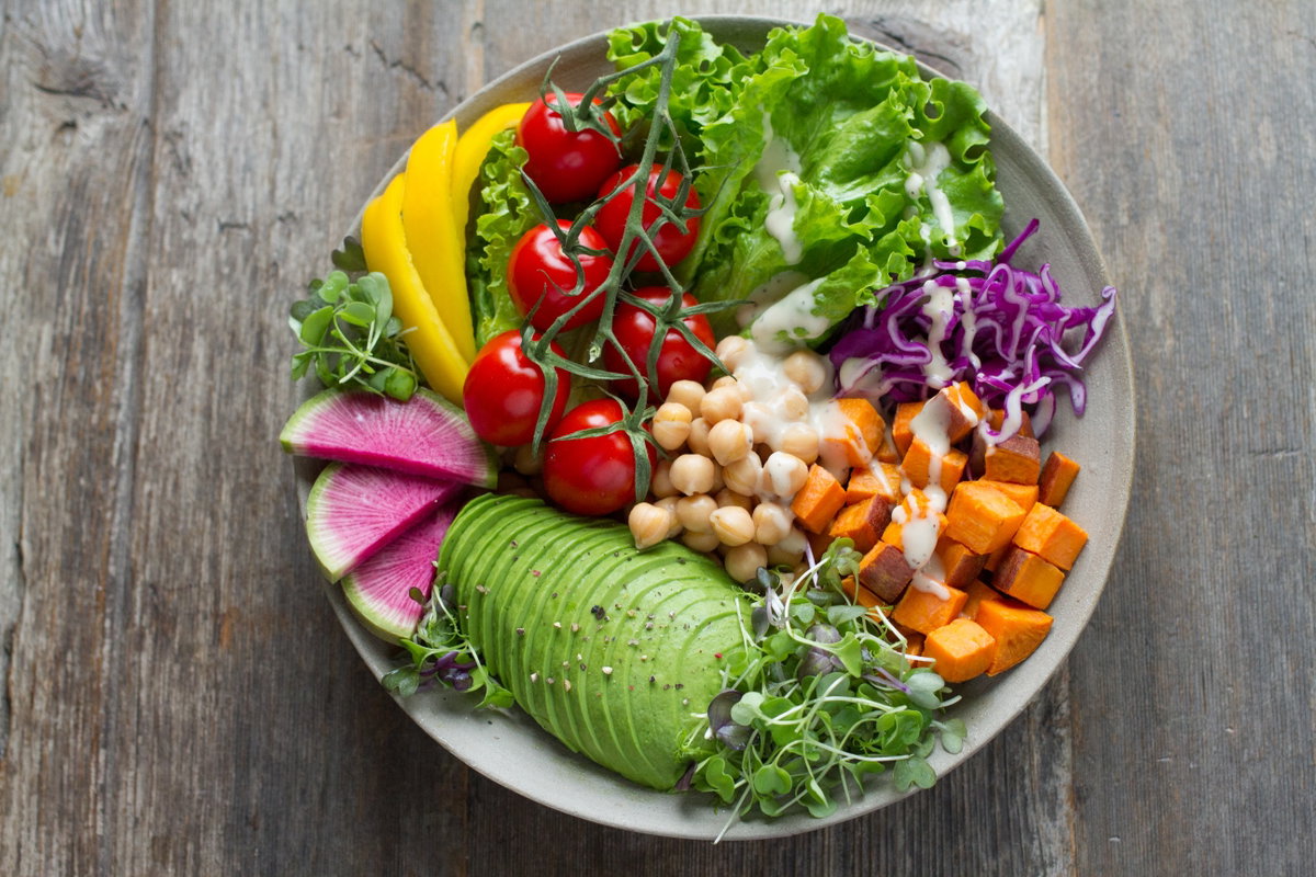 gesunde Salat-Bowl